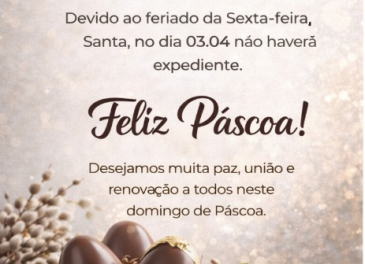 Sindeprestem-PR deseja a todos uma excelente Pascoa .